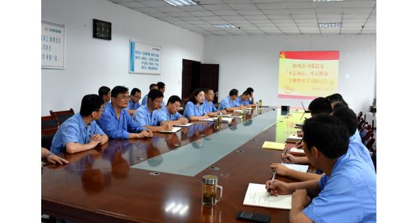 ▌長(zhǎng)嶺紡電新聞 ▌紡電公司黨總支組織召開(kāi) “不忘初心、牢記使命”主題教育學(xué)習(xí)研討會(huì)